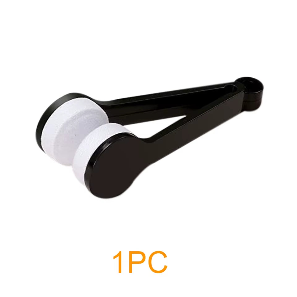Mini Sun Glasses Eyeglass Microfiber Cleaner Soft Brush Cleaning Tool Glasses Accessories Cleaning Clip