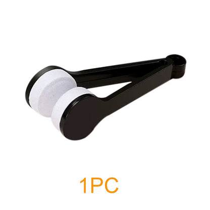 Mini Sun Glasses Eyeglass Microfiber Cleaner Soft Brush Cleaning Tool Glasses Accessories Cleaning Clip