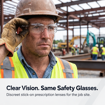 LORVYN™ Stick-On Prescription Lenses for Sports Glasses & Goggles