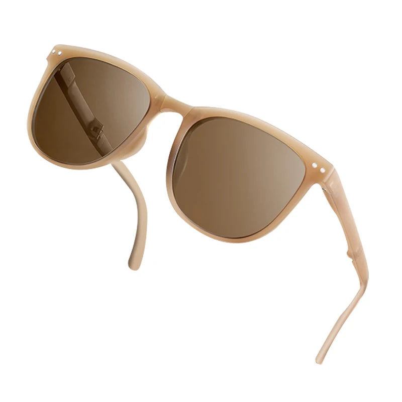 New Sunglasses Arrivals Eco Friendly Tortoiseshell Tr90 Custom Polarized Folding Sunglasses