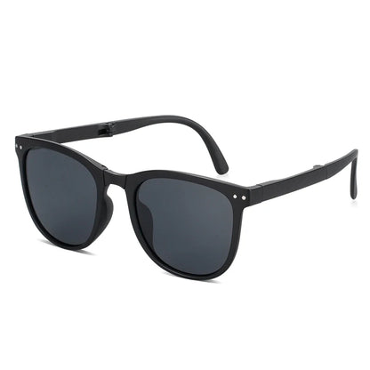 New Sunglasses Arrivals Eco Friendly Tortoiseshell Tr90 Custom Polarized Folding Sunglasses
