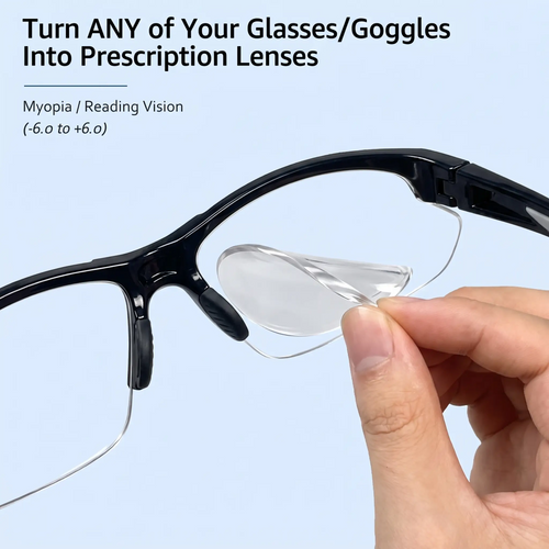 LORVYN™ Stick-On Prescription Lenses for Sports Glasses & Goggles